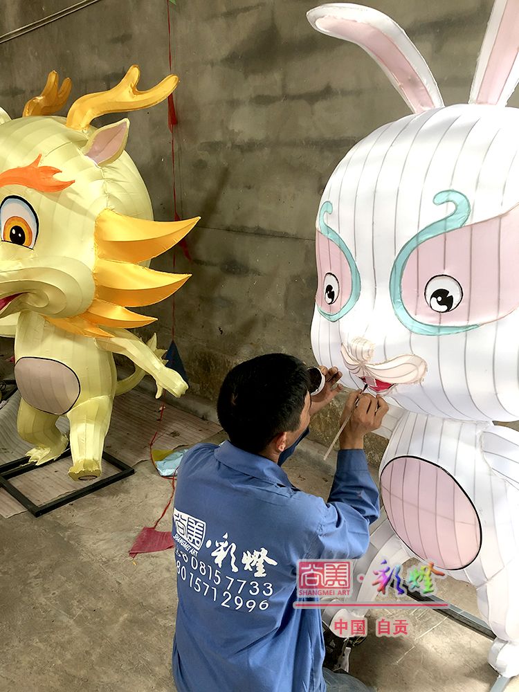 木蘭水鎮 花燈 彩燈 五一燈光秀 夜游經濟