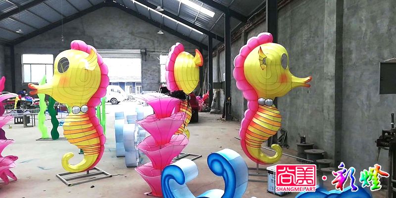 花燈、彩燈在商業美陳中應用